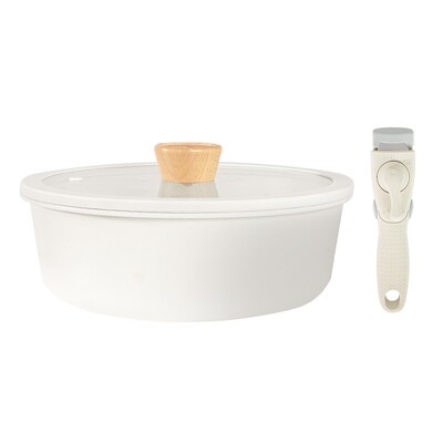 kimscook平底不粘锅陶瓷