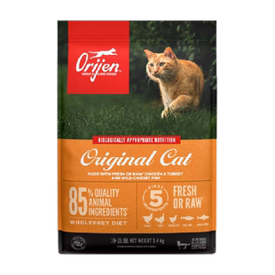 臻选Orijen原始猎食渴望猫粮原味鸡肉猫粮5.4kg进口全价通用
