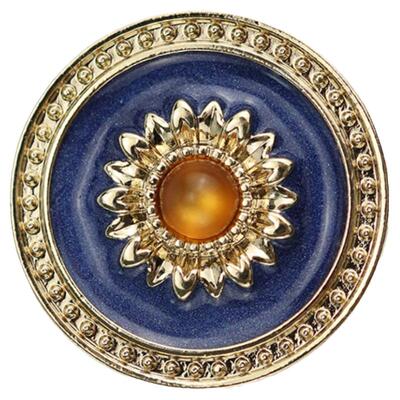 做旧中国风装饰异形纽扣毛呢