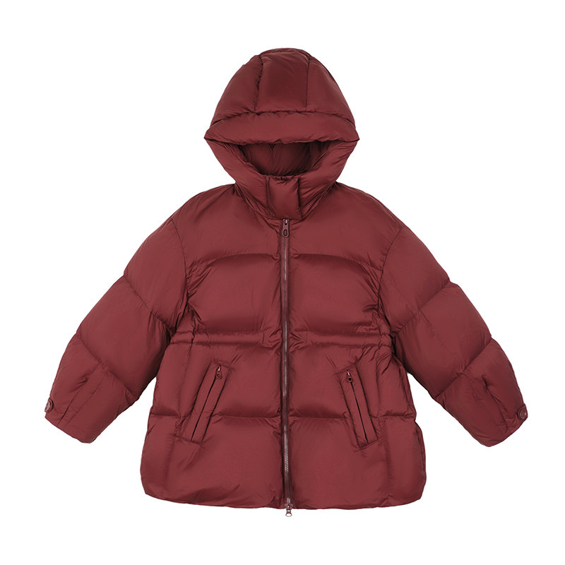 NORNOR女童连帽羽绒服加厚保暖