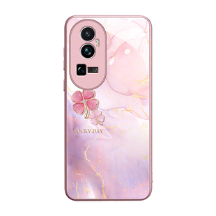 四叶草适用于OPPOreno10手机壳reno10pro新款rone玻璃pro+十全包opρo防摔opopreno女por套男opreno1O软rone0