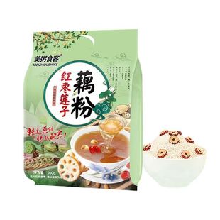 美粥食客红枣莲子藕粉桂花坚果藕粉方便代餐食品冲调类袋装独立包