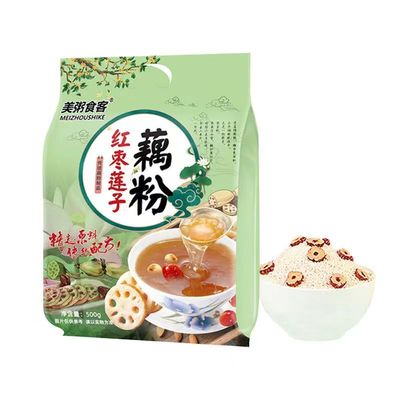 美粥食客红枣莲子桂花坚果藕粉