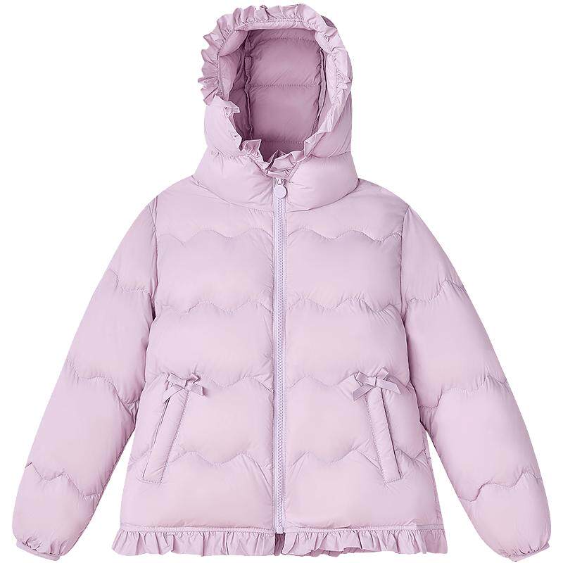 笛莎官方旗舰店女童轻薄羽绒服