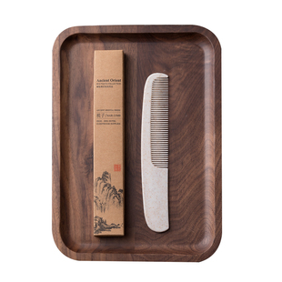 一次性梳子 酒店宾馆民宿专用 秸秆梳木梳旅店长条梳独立包装定制