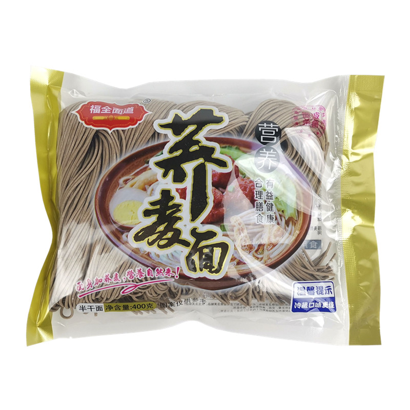 福全面道荞麦面半干湿面条细圆型