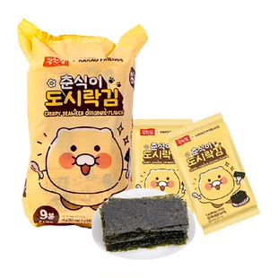 KC广川春植海苔韩国原产进口海苔片拌饭即食紫菜寿司儿童零食