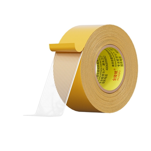 网格双面胶布基胶带高粘度福字强力固定贴粘地毯春联对联专用地板地垫门对拼接神器不留痕透明无痕墙面不留胶