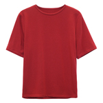 胖mm秋冬舒适磨毛短袖打底衫木子理想大码女精致T恤显瘦内搭200斤