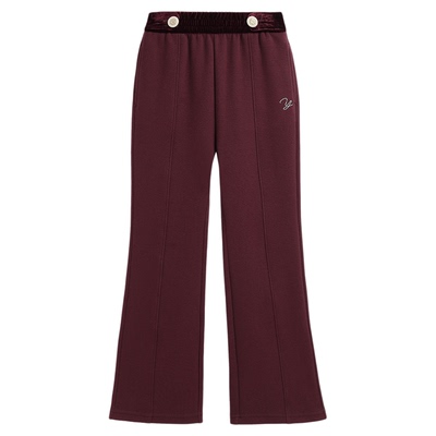 6-16岁英氏女童长裤秋冬季喇叭裤