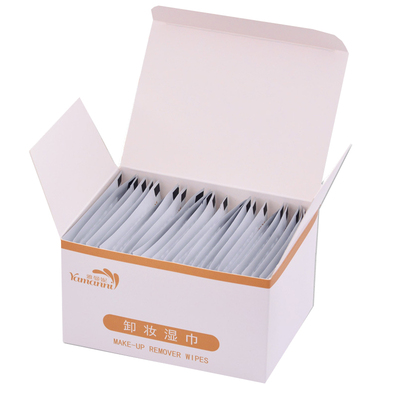 一盒25片卸妆湿巾独立包装擦口红