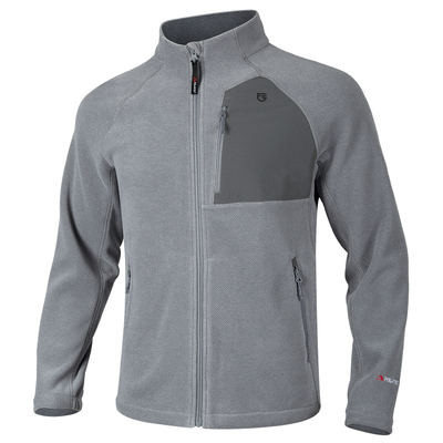 自由兵polartec抓绒保暖衣加厚男