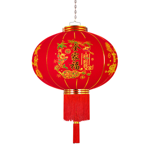 2026新款太阳能红灯笼新年装饰过年春节大门口一对电池阳台挂灯