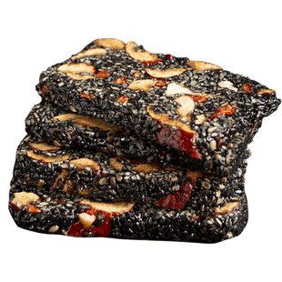 黑芝麻糕红枣核桃枸杞营养膏软糕芝麻饼孕妇老人零食糕点礼盒装