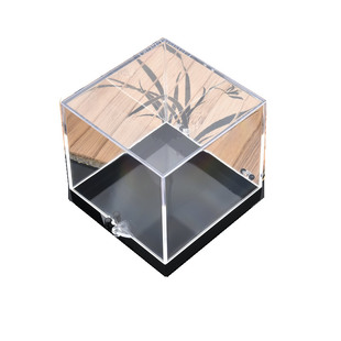 猫矿盒 矿标盒 矿晶标本展示 收藏盒 正方体透明塑料盒 S3.4 S5.1