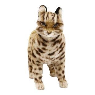 HANSA仿真大石虎毛绒玩偶收藏公仔四肢有骨架家具摆件公仔