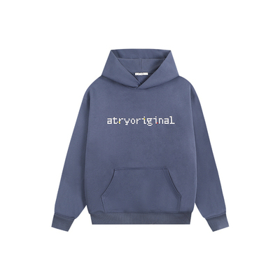 ATRY波点印花连帽卫衣男发泡工艺