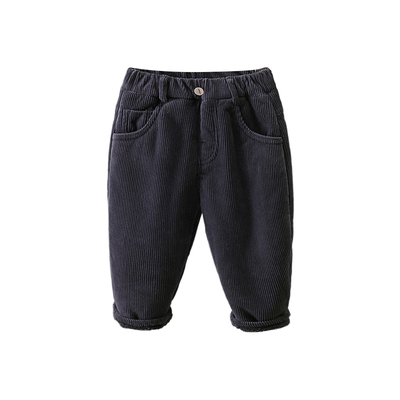 男童加绒裤子中小童冬季加厚一体