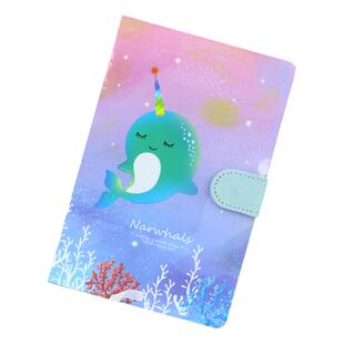 映象磁扣本小清晰内置书签可爱手绘学生复古胶装硬面横线笔记本