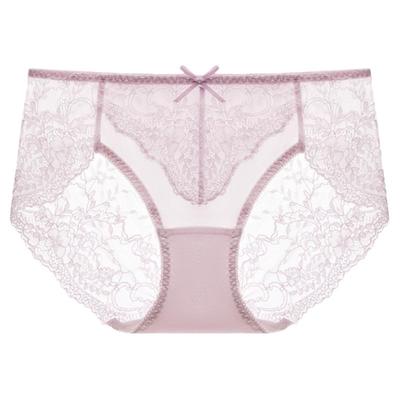 109元2条曼妮芬性感低腰蕾丝内裤轻盈透气底裤女轻薄纯棉底裆