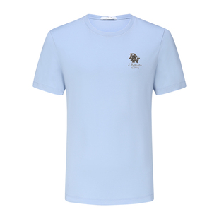 宾度男装春夏季男士字母LOGO徽标休闲短袖T恤男潮流百搭夏季上衣