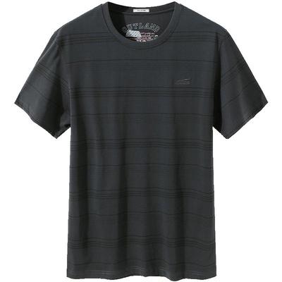 爸爸夏装短袖t恤中年丝光棉上衣