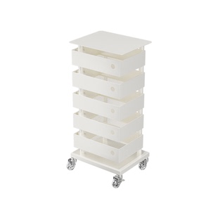 新型法式铁艺斗柜客厅沙发边柜高颜值奶油风零食收纳架多功能柜子