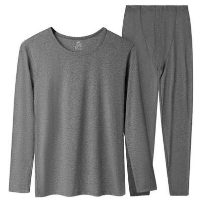 浪莎莱卡棉男士秋衣套装