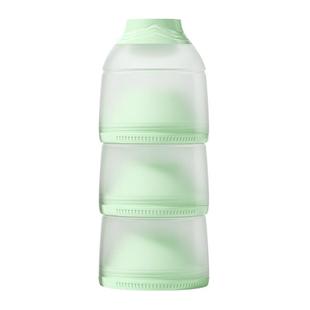 欧贝妮婴儿奶粉盒子便携式分装外出三层密封分格大容量宝宝奶粉盒