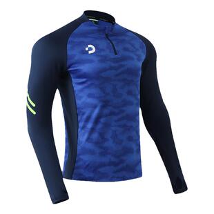 Desporte体士彪 球员版半拉链足球训练服男速干t恤长袖训练运动衣