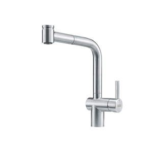 FRANKE弗兰卡304不锈钢冷热龙头平抛带花洒抽拉式厨房龙头CT196S