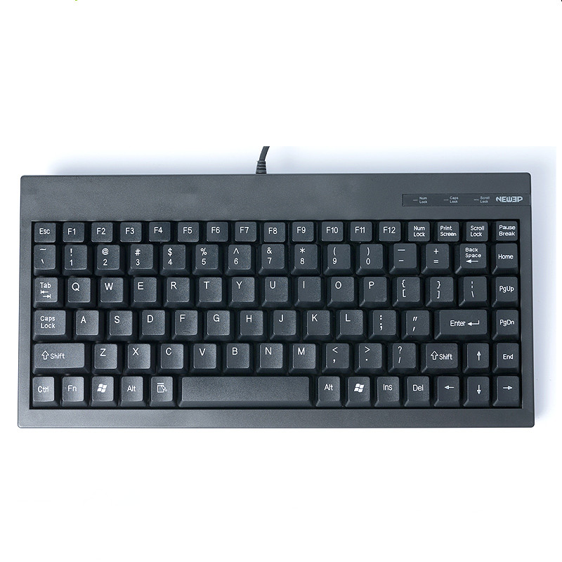 AC-59迷你工业小键盘PS2/USB抗干扰数控机柜工控机床房笔记本键盘