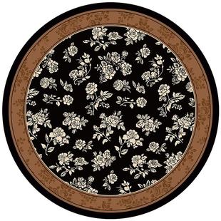 范居态度伍尔德玫瑰圆桌垫美式氛围感圆形茶几桌垫防水防油免洗