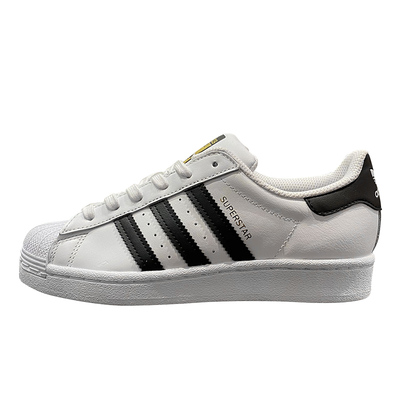 Adidas三叶草女鞋贝壳头金标板鞋