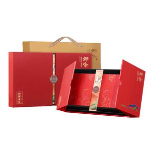 2025新茶狮峰牌龙井茶叶礼盒装明前特级春绿茶叶送礼长辈西湖藕粉