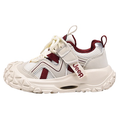 jeep吉普男童鞋冬季透气网面休闲百搭运动鞋儿童厚底增高老爹潮鞋