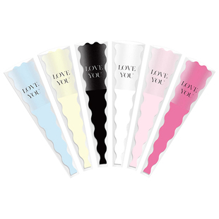 玫瑰鲜花单支袋opp透明花束袋花艺单只袋网红美人鱼单支袋50张/包