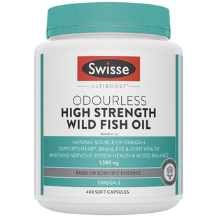 swisse鱼肝油中老年omega3成人高浓深海鱼油软胶囊epa旗舰店正品