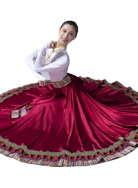 图玥藏族舞蹈服民族服饰广场舞