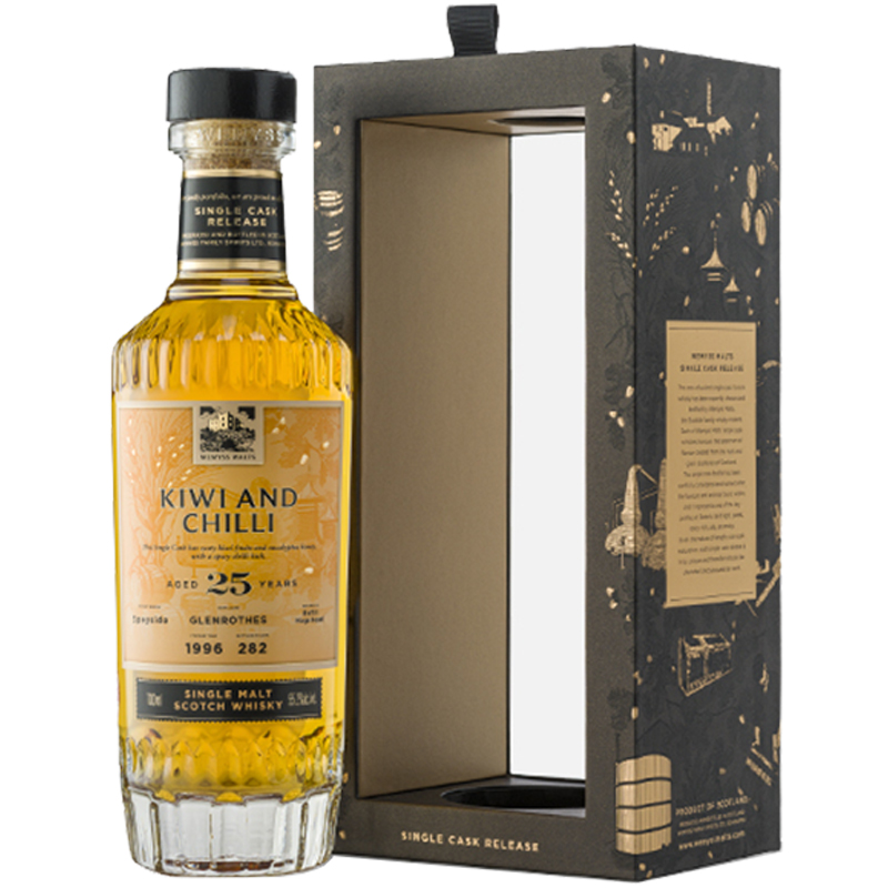 WEMYSS 热情奇异果 25年苏格兰单一麦芽威士忌 格兰路斯/收藏单桶