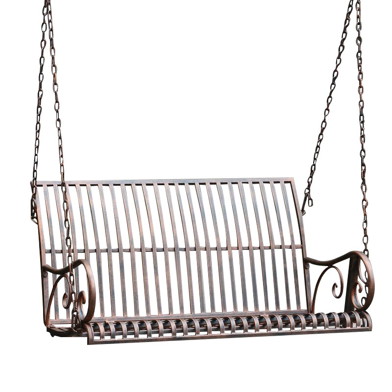 户外秋千吊椅双人摇椅室外吊椅庭院吊篮阳台铁艺秋千椅子室内藤椅