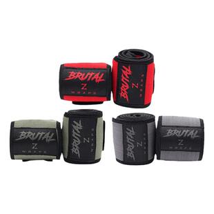 zerotohero残酷系列护腕健身缠绕式加压防滑力量举卧推硬拉护具男