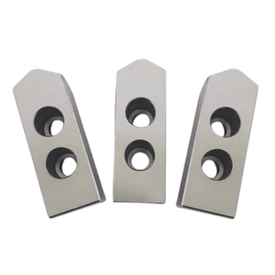 比优特气动卡盘卡爪6/8/10寸L型加高三爪软爪反爪扇形齿距1.0mm