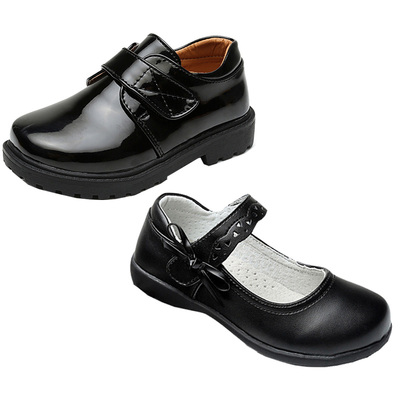 男女童黑色皮鞋公主鞋小皮鞋