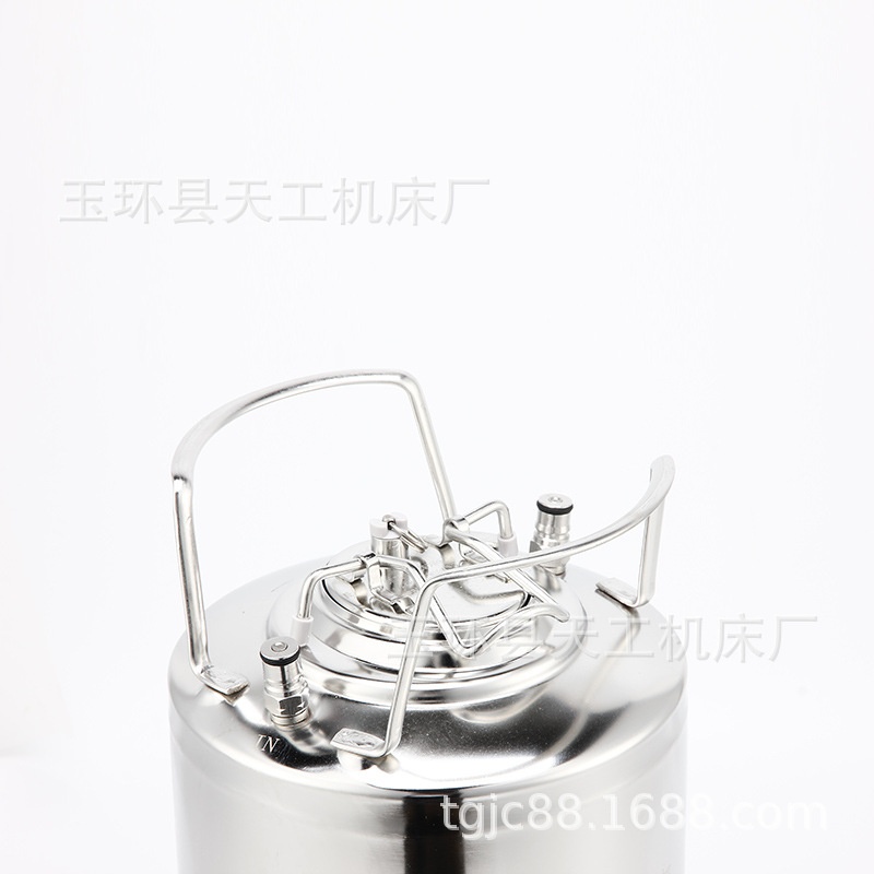 供应10L不锈钢啤酒桶、自酿泡酒桶 ball lock keg制酒发酵精酿