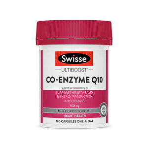 澳洲Swisse斯维诗辅酶q10软胶囊高含量保护心脏血管备孕调理180粒