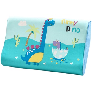 全棉儿童乳胶枕枕套50x30纯棉卡通幼儿园宝宝婴儿记忆枕头套44x27