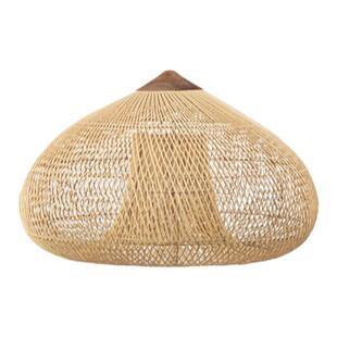 MountainLiving进口藤编吊灯卧室客厅大厅主灯禅意中古风复古高级