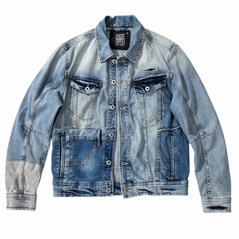 ABLEJEANS牛仔夹克男秋潮流外套