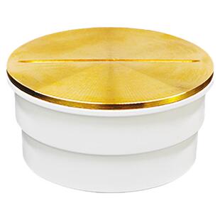 加厚铜面清扫口内插检查口地面扫除口闷头堵头检修口管材管件双用